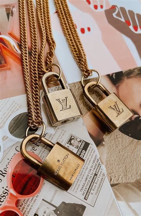 padlock necklace louis vuitton|vintage Louis Vuitton padlock necklace.